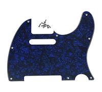 Kaish Blue Pearl tele chitarra battipenna scratch piastra per Fender Telecaster