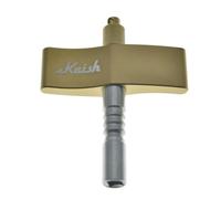 KAISH Chiave universale dorata per accordatura batteria, chiave per accordatore di batteria, con asta in acciaio, per batteria acustica/elettronica, stile T