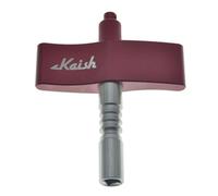 KAISH Chiave universale rossa per accordatura batteria, con asta in acciaio, per batteria acustica/elettronica