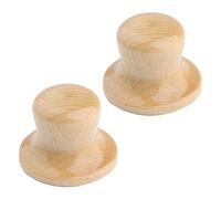 Kaish, confezione da 2 pomelli in legno per chitarra e basso Pack of 2 Legno d'acero.