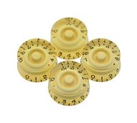 KAISH Confezione da 4 manopole per manopola della velocità della chitarra USA/Imperial Spec LP per gibson Les Pauls o CTS, colore: crema