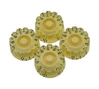 KAISH Confezione da 4 pomelli per chitarra standard USA/Imperial Spec LP zigrinati per gibson Les Pauls o CTS Pentole color crema