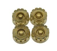 KAISH Confezione da 4 pomelli per chitarra standard USA/Imperial Spec LP zigrinati per gibson Les Pauls o CTS Pentole Gold