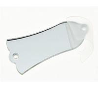KAISH - Copertura in plastica a specchio per chitarra Les Pauls, a 2 fori, colore: Argento