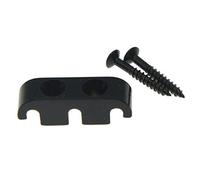 KAISH Corda per basso per chitarra e basso con viti per falegname, colore nero