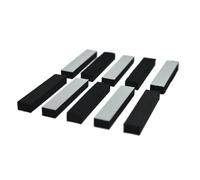 KAISH Cuscinetti di montaggio per pickup per chitarra e basso, 60 x 12 x 7 mm, in schiuma, per pickup Strat/Tele, confezione da 10