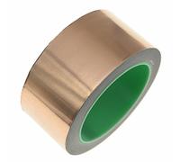 Kaish double conduttivo rame foil tape schermatura nastri per chitarra & EMI, repellente per lumache, artigianato, riparazioni elettriche, messa a terra - 19,8 m 50 mm (5 cm)/19,8 m 25 mm (2,5 cm) 50mm
