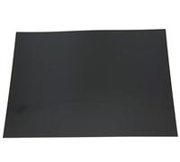 KAISH - Foglio per battipenna, autoadesivo, per chitarre acustiche, 25 x 20 cm, colore: nero