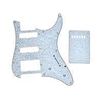 KAISH Guitar HSS Pickguard and Tremolo Trem Cover Back Plate fits Yamaha PACIFICA Guitar White Pearl