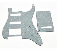 Kaish HSS Pickguard Stratocaster e ST piastra posteriore tremolo copertura bianco perla