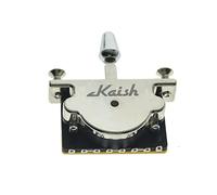 Kaish Interruttore a leva per chitarra a 3 vie per Strat Tele Chrome Plastic Tip