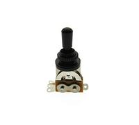 KAISH Interruttore a levetta a 3 vie per chitarra LP nera con punta in metallo nero per Epiphone Les Paul SG
