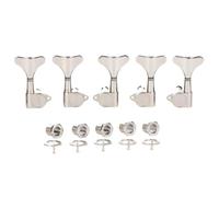KAISH Lefty 5 String 3L2R 18:1 Sigillati Bass Tuners Mancino Bass Guitar Tuning Tasti Tuning Machine Heads per Ibanez/Yamaha Style Acustico/Basso Elettrico Nickel