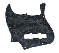 KAISH Lefty - Battipenna a 4 corde, stile basso J, per mancini, per USA/Messico, Jazz J Bass Black Pearl