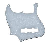 KAISH Lefty - Battipenna per basso Jazz J a 4 corde, colore: Bianco perla