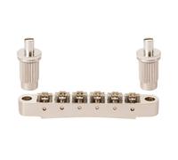 KAISH LP Tune-O-Matic - Ponte a sella per chitarra, con chiusura a clip, per Epiphone Les Paul, SG, ES, Dot, Bigsby Nickel