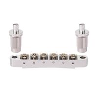 KAISH LP Tune-O-Matic - Ponte a sella per chitarra, con chiusura a clip, per Les Paul, SG, ES, Dot, Bigsby cromato