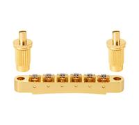 KAISH LP Tune-O-Matic - Ponte a sella per chitarra, con chiusura a clip, per Les Paul, SG, ES, Dot, Bigsby Gold