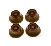 KAISH - Manopole a campana per chitarra LP color ambra, 4 pezzi