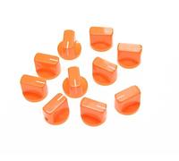 KAISH - Manopole a pedale effetto AMP per chitarra, 10 pezzi, colore: Arancione