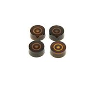 KAISH - Manopole di controllo per chitarra ambra, 4 pezzi, per chitarra LP