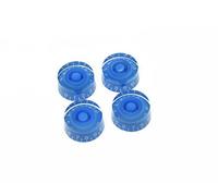 KAISH - Manopole di controllo per chitarra con numeri bianchi, 4 pezzi, colore: blu