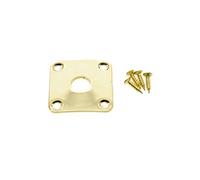 Kaish metallo curvato fondo piatto quadrato Jackplate jack per Gibson Les Paul Old Skool Pro