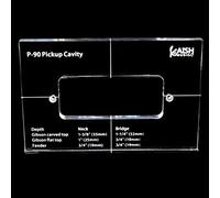 KAISH Modelli di ritiro in acrilico per ritiro modelli di ritiro per P-90 Pickup Body Rout