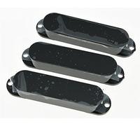 Kaish nero ST Strat chiusi Single Coil copertura sigillato pickup Covers per Fender