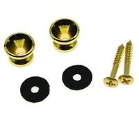 Kaish oro 2 x tracolla per chitarra pulsanti chitarra manopole End pins