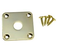 Kaish oro fondo piatto di base metallica jack piastra piatto quadrato rivestimento per Gibson LP Les Paul