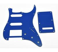KAISH Piastra posteriore ST tremolo copertura per Stratocaster stile Strat HSS, 11 fori, blu a 3 strati, per USA/Messico