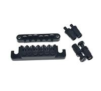 KAISH - Ponte per chitarra con selletta a rotelle Tune-O-Matic nero, con fermacorde/ponte TP-6 Style LP e cordiera per chitarre Epiphone Les Paul LP/SG/Dot/ES con perni filettati M8