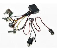 KAISH Precablato 2 Band Attivo EQ EQ Equalizzatore Elettrico Basso Preamplificatore Circuito