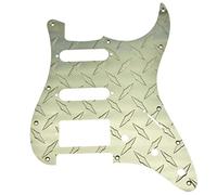 KAISH Premium Metal Diamond Plate 11 Foro ST Strat HSS Battipenna Alluminio anodizzato HSS Scratch Plate Adatto Fender Strat Gold