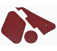 Kaish rosso 3 strati battipenna LP & interruttore piastra posteriore piastra cavità coperture per Epiphone Les Paul