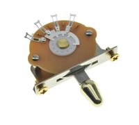 KAISH Selettore pickup per chitarra a 3 vie per ST/TL/chitarre elettriche con punta in plastica dorata