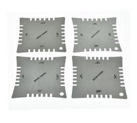 Kaish set 4 dosatori in acciaio chitarra tastiera in palissandro calibro raggio dentellato Liutaio strumento