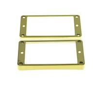 KAISH - Set di 2 cornici per pickup humbucker dorate, con fondo curvo, per accessori per chitarra Epiphone Les Paul