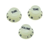 KAISH Set di 3 manopole per chitarra stile ST Strat verde menta