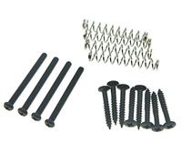 Kaish Set di viti per montaggio di Humbucker Pickup U.S.A/Imperial Thread Nero