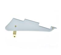 KAISH Silver Mirror 1 Ply LP - Battipenna per chitarra con staffa in acciaio inossidabile dorato e viti di montaggio in acciaio per USA Les Paul