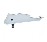 KAISH Silver Mirror 1 Ply LP - Battipenna per chitarra con staffa in acciaio inossidabile nera e viti di montaggio in acciaio per USA Les Paul