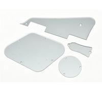 KAISH Silver Mirror LP Standard Battipenna LP Cavità Posteriore Coperture e Truss Rod Cover per USA Standard Les Paul
