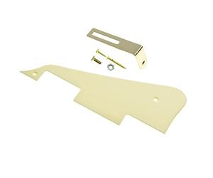 Kaish singolo crema 1 ply LP chitarra battipenna oro con staffa per Epiphone Les Paul