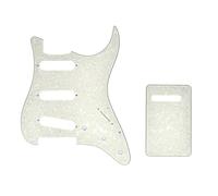Kaish Strat Sss Pickguard e ST piastra posteriore tremolo copertura aged Pearl
