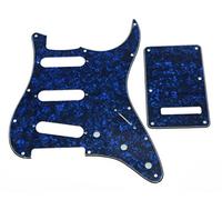 Kaish Strat Sss Pickguard e ST piastra posteriore tremolo copertura blu perla
