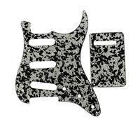 Kaish Strat Sss Pickguard e ST piastra posteriore tremolo copertura nero bianco agata