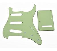 Kaish Strat Sss Pickguard e ST piastra posteriore tremolo copertura verde menta 3 PLY