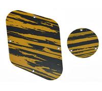 Kaish Tawny Stripe LP interruttore controllo piastra posteriore piastra cavità copertura per USA Gibson Les Paul
